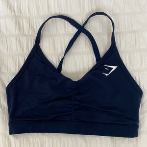 Ruched training sports bra